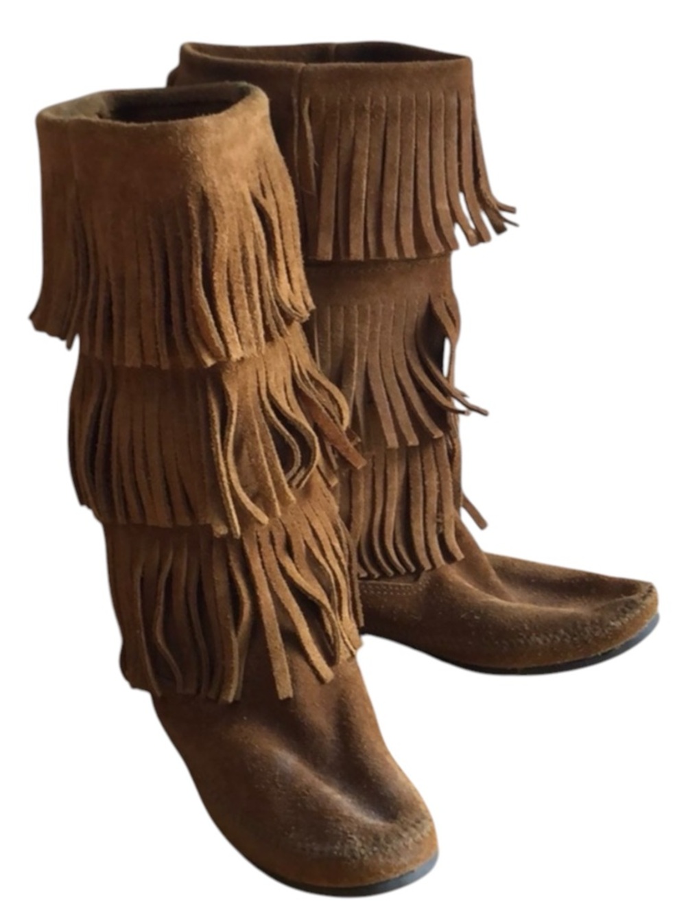 Fringed Moccasin Boots